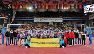 La RFEVB, desde su Comisión Mujer y Voleibol, mostró su unidad contra el Bullying