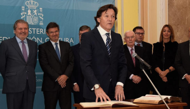 El Voleibol presente en la toma de posesión del nuevo presidente del CSD