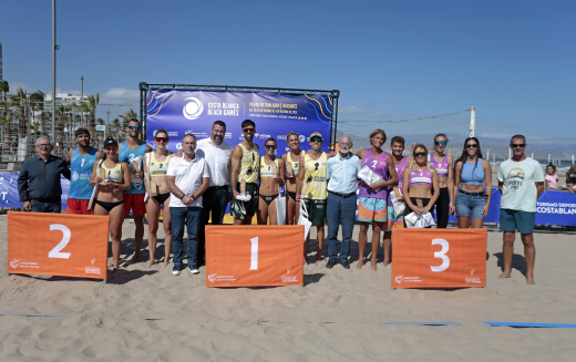 Moreno/Sanfélix y Florián/Vergara se coronan con honores en el Costa Blanca Beach Games de Alicante